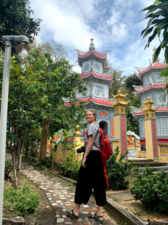 student at Vietnam temple